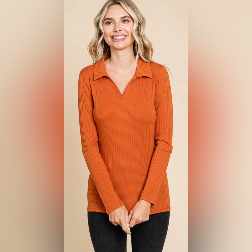 Women's Long Sleeve Ribbed Maternity Top